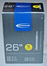 Schwalbe 26x1.5-2.4" MTB Bike Inner Tube 60mm Presta Valve P/V SV13 100 Recycle