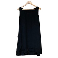 FOXEY NEW YORK Clearance Sleeveless Dress 27151 Size 38 Black Women USED