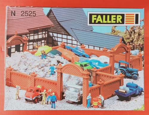 Faller N 2525, Pola 291, muro de fábrica-factury wall-muur de fábrica-murdefabrique embalaje original | Condition: Gebraucht