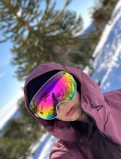 Occhiali da Sci Snow Sole Neve maschera Snowboard Mask glasses black and white