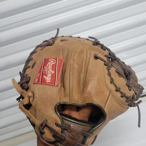 Rawlings RCM30C 33" Catchers Mitt Joe Mauer Right Hand Throw Lite Toe Baseball - Picture 5 of 11