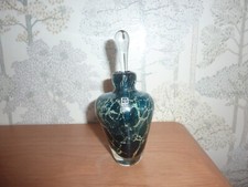 Signed Midina Glass Malta Perfume Bottle With Stopper Perfect Condition
