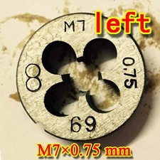 HSS M7 × 0.75 mm left Hand machines die Metric Threading Tool