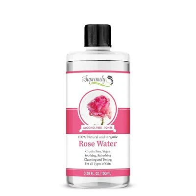 100% Pure Natural Rose Water Skin Face Nail Moisturizer Rose Water Toner | 100ML