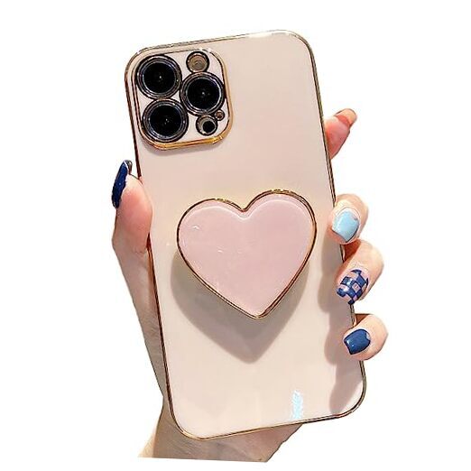 Cute Case for iPhone 15 Pro Max 6.7'' Phone Case For iPhone 15 Pro Max Pink