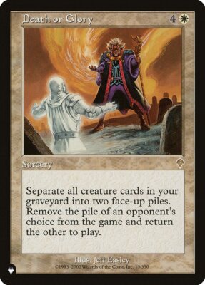 Death or Glory The List XQX MTG Magic