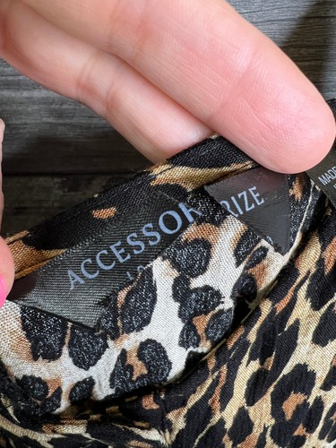 Accesorio Mono Mujer Talla UK 14-16 Leopardo Animal Estampado Tirantes Pierna Ancha - Imagen 3 de 11