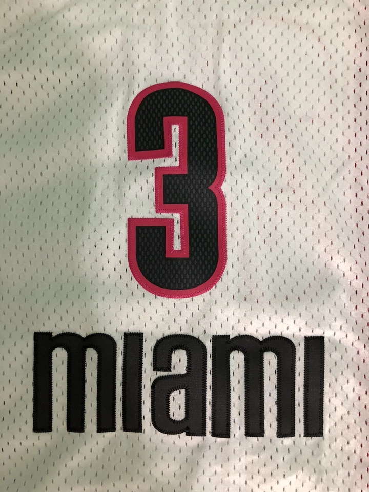 DWYANE WADE ADIDAS HWC RETRO 1970-71 FLORIDIANS JERSEY SIZE L Miami Heat HOF - Image 3 of 4