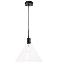 Elegant Lighting Hugh Single Light 14 Wide Pe...