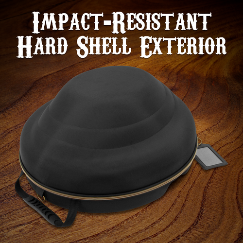 CM Cowboy Hat Case Fits Hats with Brims up to 4.75" - Hat Storage Box Only - Picture 5 of 8
