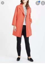 Women’s Marella Abitata Duster Coat Wool Cashmere Coat, Salmon Pink Size L