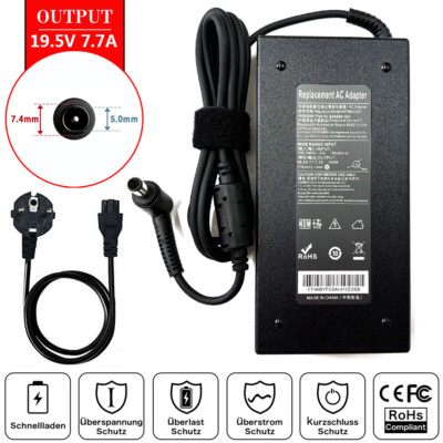 19.5V 7.7A Laptop Netzteil Ladegerät für HP 681058-001 ADP-150VB B A150A05AL