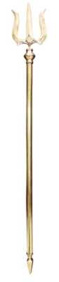 Mahadev Trishul Lord Shiva Brass Trishul Hindu Puja Home Temple 6.2*2*47.5 Inch