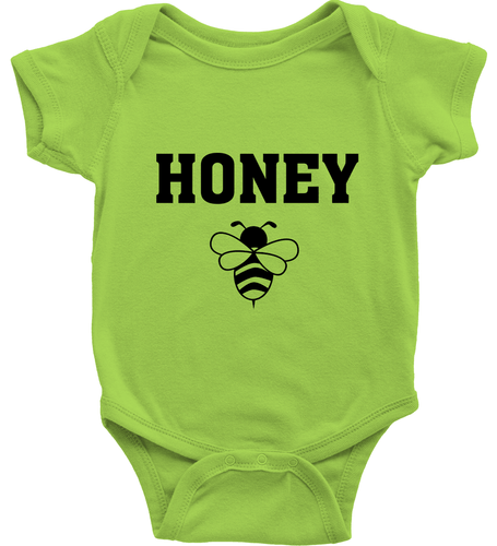Honey Toddler Kids Tee T-Shirt Baby Bodysuit Clothes Gift Bee Sweet Honey Bee - Picture 33 of 36