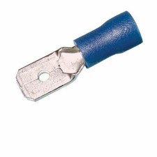 Male Quick Disconnect Vinyl Insulated .250" 16-14 AWG Blue - 75PK