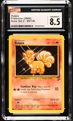 Vulpix graded CGC 8.5 for sale on eBay