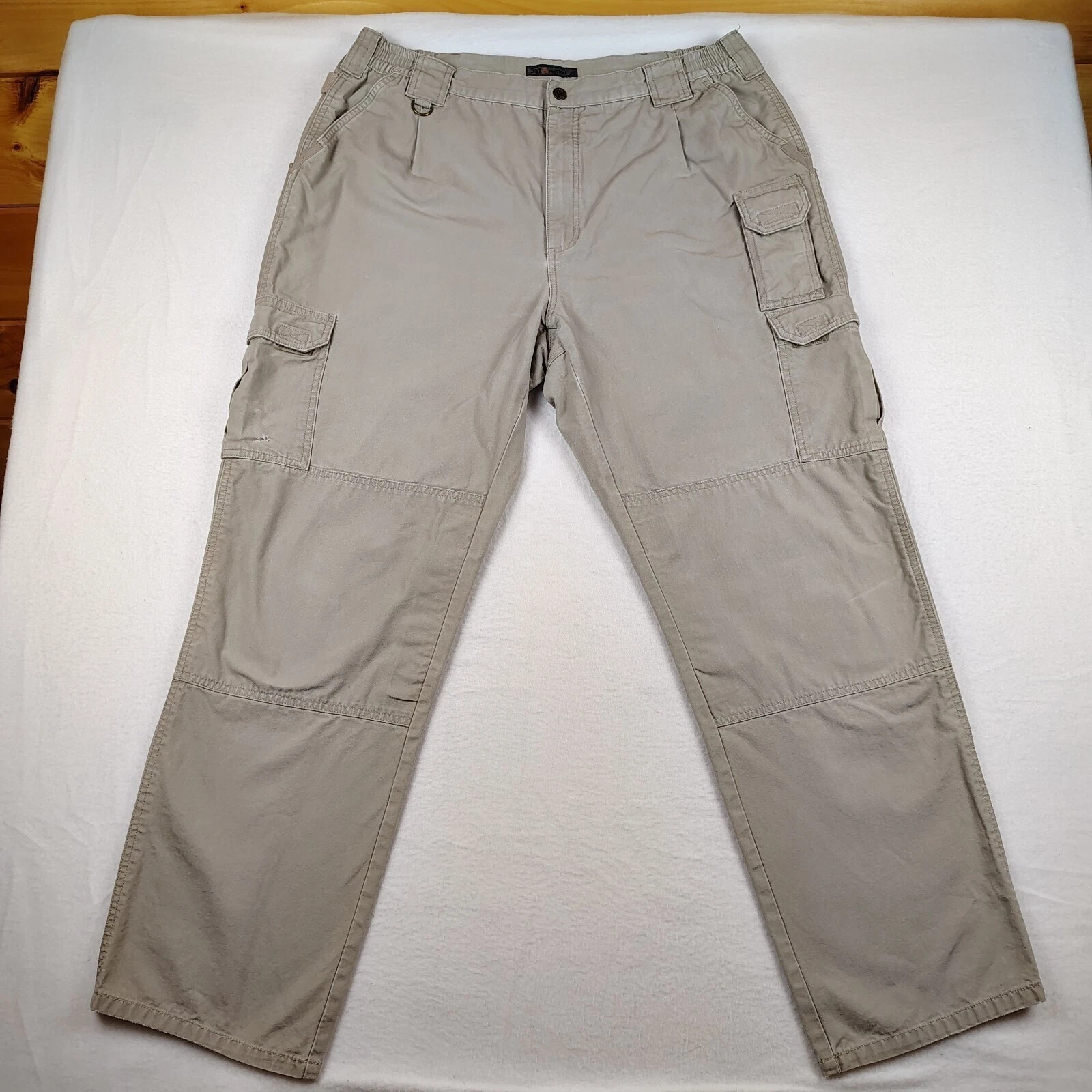 511 Tactical Pants Mens 40x34 Beige Cargo Utility Canvas Cotton