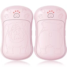 Small Pink 2 in 1 Magnetic Hand Warmers Portable Rechargeable Ergonomic Design