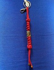 christian keychain, paracord bead, backpack or jacket zipper pull. Jesus Christ
