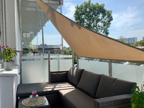 SONNENSCHIRM SEGEL TERRASSENÜBERDACHUNG WASSERDICHT MARISE SONNENSCHUTZ AUSSENGARTEN - Bild 34 von 181