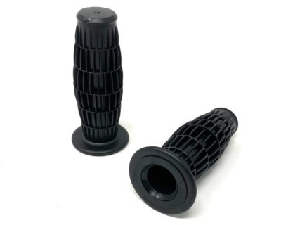 Motorrad Handgriffe für 22mm 7/8'' Lenker schwarz Barrel Cafe Racer Roadster