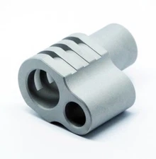 1911 Full-Size Compensator Brake w/side slots .45acp SS SATIN Finish Made in USA