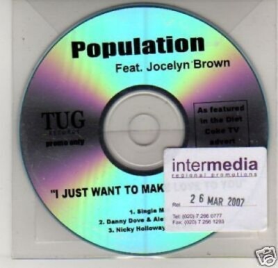 (K303) Population, I Just Want to Make Love to Y- DJ CD