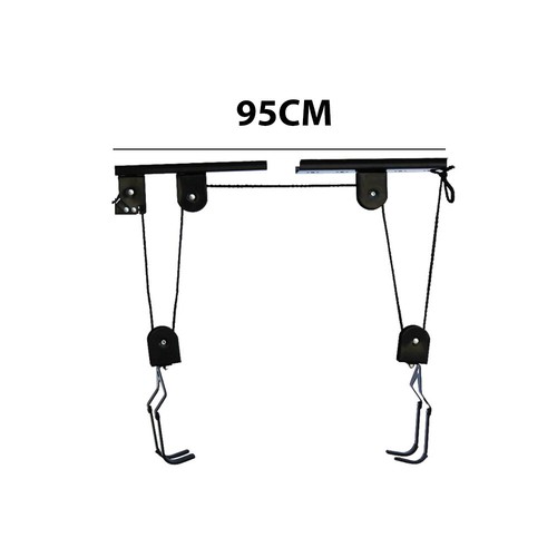 Kayak Hoist Bike Ladder Lift Pulley Cycling Garage Shed Ceiling Storage Rack Kit - Picture 10 of 12
