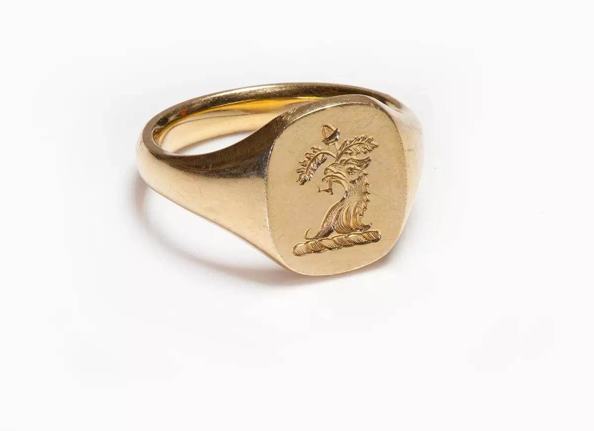 Ebay mens clearance gold rings