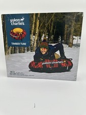 Yukon Charlie's Timber Tube New In Box 48" 170 lb - 1 Rider - Buffalo Plaid/Red