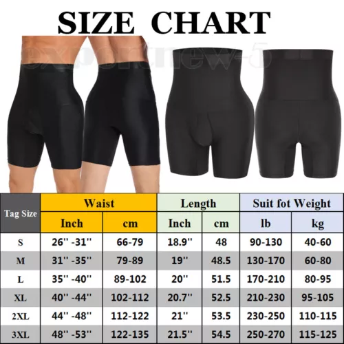 Men Faja Colombiana para Hombre High Waist Stomach Shaper Shapewear Boxer Briefs - Picture 16 of 29