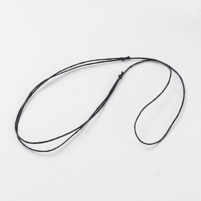 Wax Cotton Slide Cord Necklace 