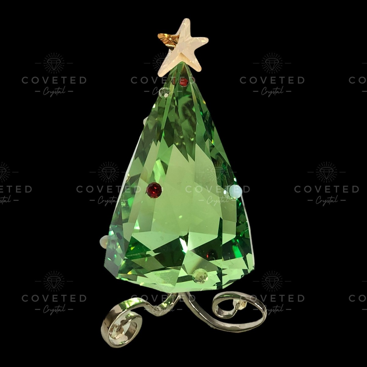 Swarovski Crystal WINTER TREE 1090188 Christmas Green Mint
