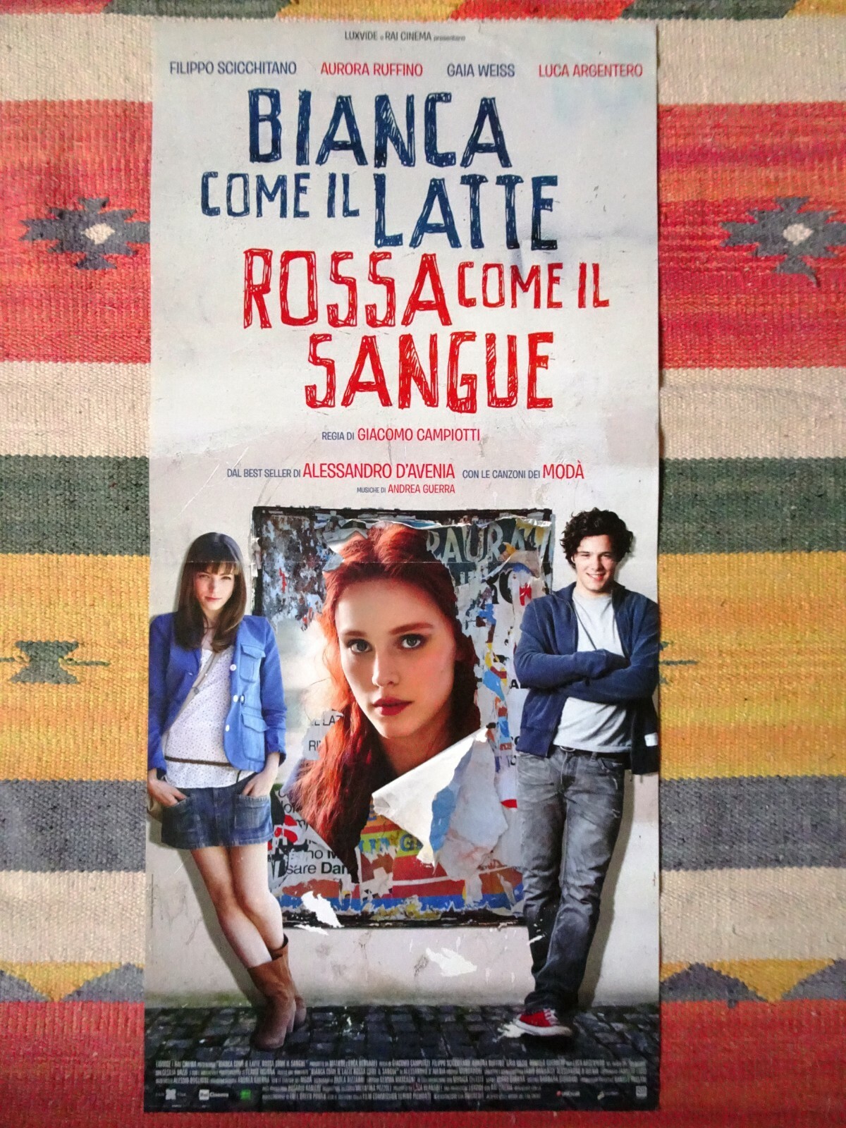 Locandina originale film Bianca come il latte, rossa come il sangue (2013) - Regia di Giacomo Campiotti