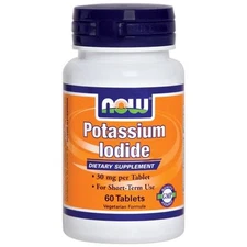 NOW Foods,  Iodide, 30 mg, 60 Tablets x3 pack