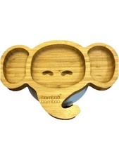 Bamboo Bamboo Stay Put Suction Bottom Elephant Childs Plate