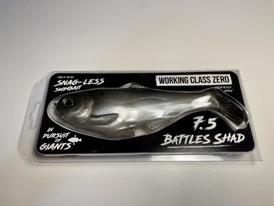 WCZ Working Class Zero Battleshad 7  Swimbait - Silver