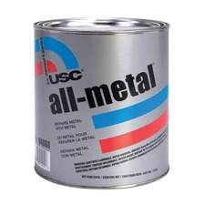 USC 14060 All-Metal Aluminum-Filled Premium Auto Body Filler (25.6 fl oz)