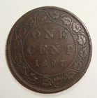 1897 Canada Large Cent — photo from another recent sale