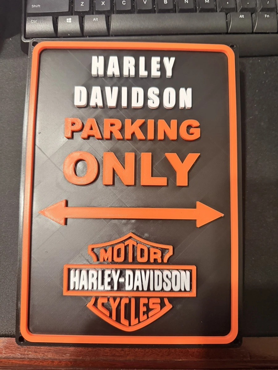 Harley Davidson Novelty  Parking Sign
