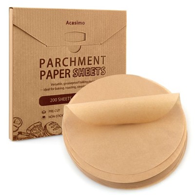 200 PCS Parchment Paper Rounds 9 Inch Baking Circles Burger Patty Liner