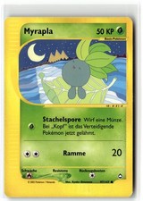 Pokemon Oddish Myrapla 97/147 Aquapolis German e-Card 2003 WOTC Vintage Card