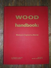 1974 Vintage Wood Handbook Wood as Engineering Material Forest Products Lab Book