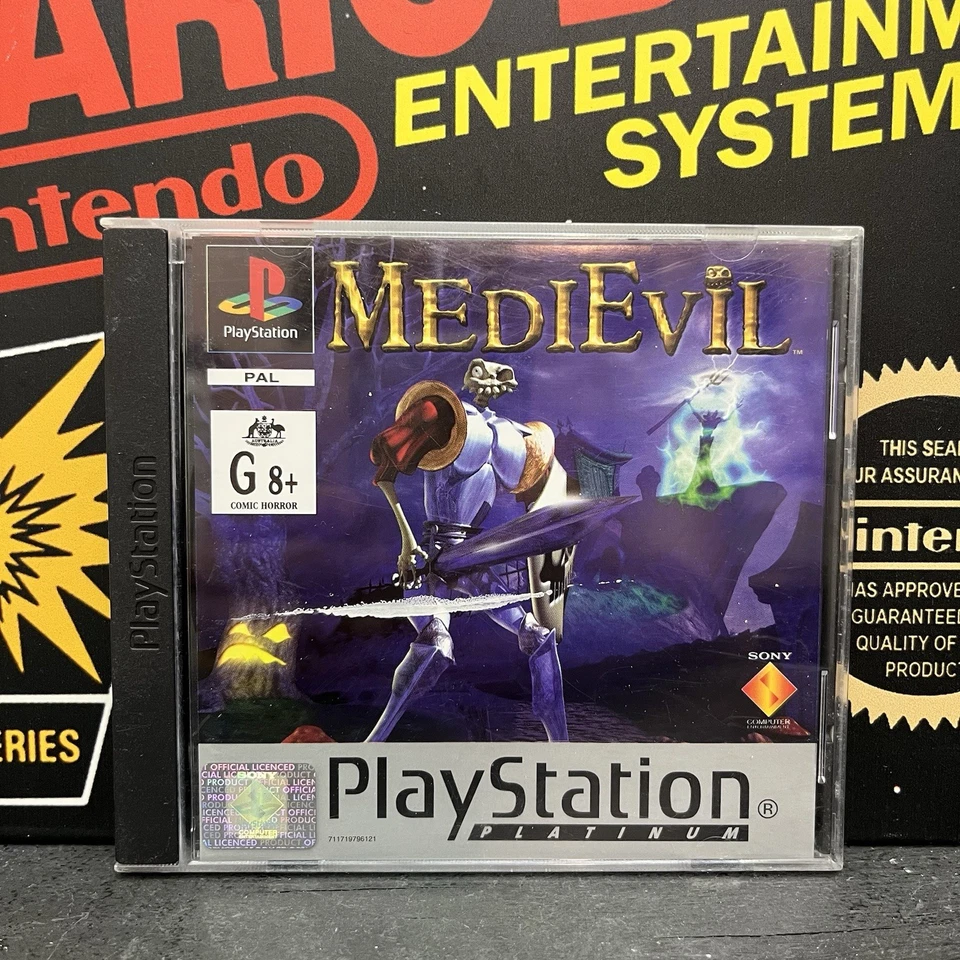 Medievil W.Manual Playstation PS1 PAL VGC TESTED FREE TRACKED POSTAGE — 第 2/4 张图片
