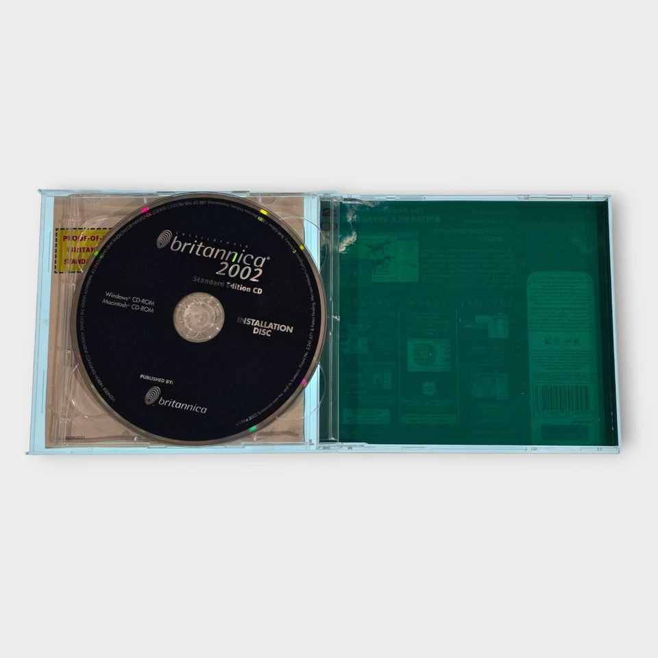 Encyclopaedia Britannica 2002 Standard Edition 2 Disc CD Set Windows MAC Version - Image 4 of 4