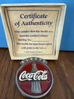 Vintage Always Coca Cola Bottle Belt Buckle With Cert Of Authenticity