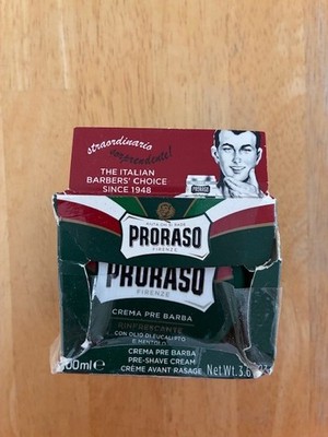 Proraso Pre-Shave Cream Refreshing and Toning 3.6 oz