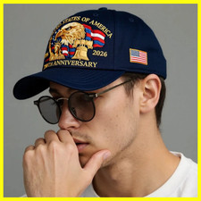 Baseball Cap United States 250th Anniversary Hat Suitable for Multiple Occasion