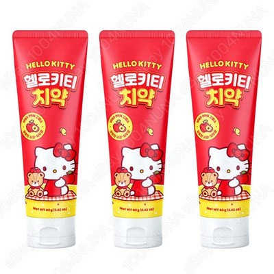Sanrio Character Fluoride Toothpaste for Kids Children Anti Cavity Care Korean