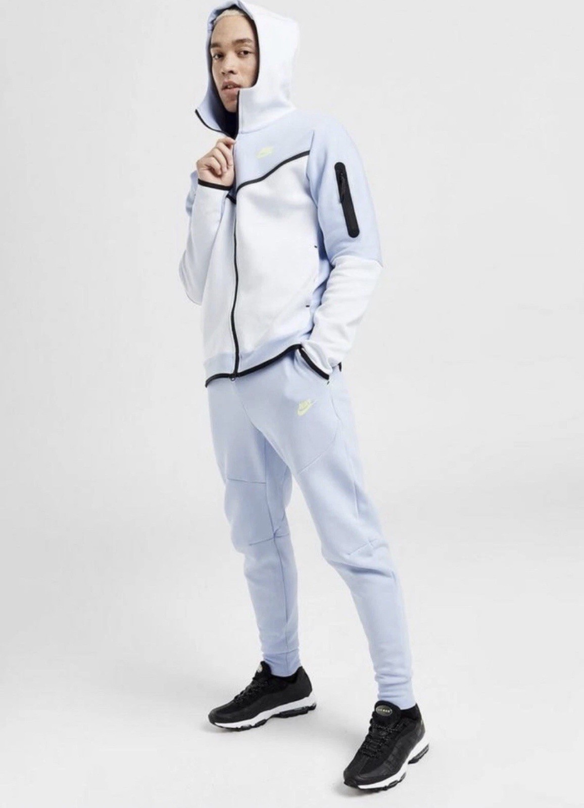 Nike Tech Fleece Tracksuit/Cobalt Bliss/Lemon Twist/ Size S/RARE/GIVE OFFERS🔥🔥